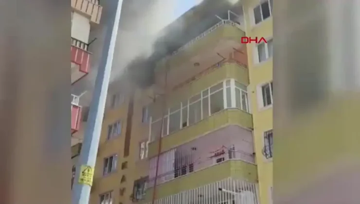 Diyarbakır’da Apartman Yangını: 1 Kişi Dumandan Etkilendi